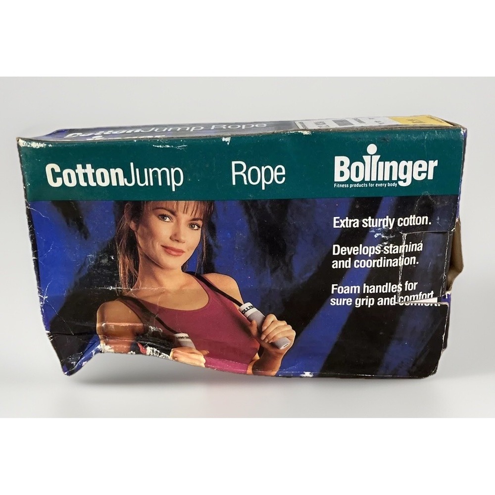 Vintage Bollinger Cotton Jump Rope Retro Workout Training Collectible